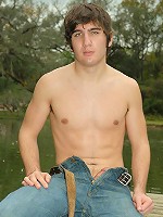 This stud loves to show off his wood in these hot masturbation pix